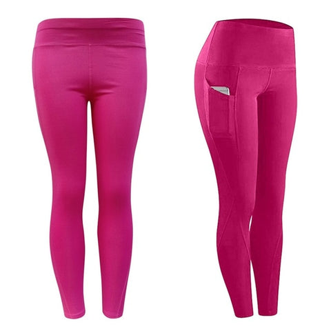 New Push Up Women Workout Out Pocket Leggings Fitness Sports Running Legins Athletic Pants