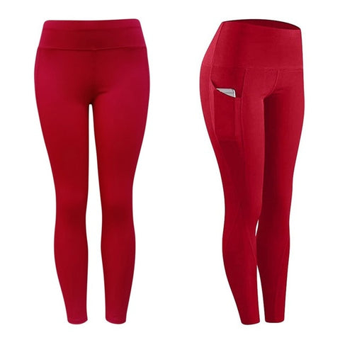 New Push Up Women Workout Out Pocket Leggings Fitness Sports Running Legins Athletic Pants