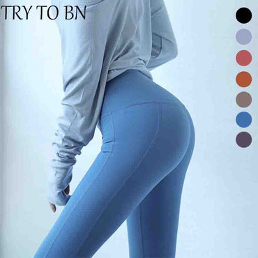 TRY TO BN 2019 New Leggings For Women Fashion Casual  High Waist High Elasticity Quick Drying Lift The Hips Leggings For Fitness