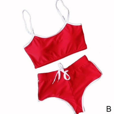 Women Sexy Patchwork Yoga Suit Workout Sports Yoga Shorts Tops Pants Crop Athletic Short Hot Set Ladies Swimwear String + V J7I2