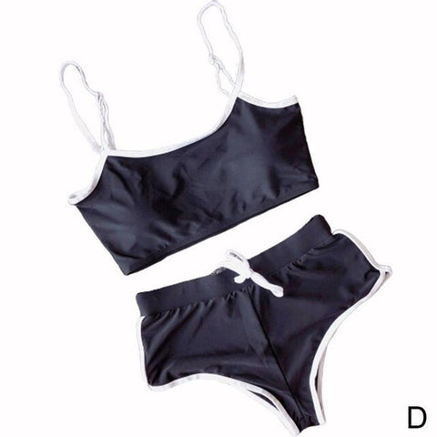 Women Sexy Patchwork Yoga Suit Workout Sports Yoga Shorts Tops Pants Crop Athletic Short Hot Set Ladies Swimwear String + V J7I2