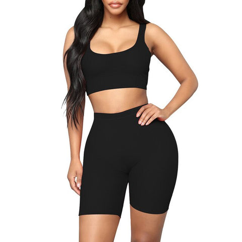 Women Gym Shorts High Waist Lifting Push Up Tight Sports Leggings Two Piece Seamless Sports Suit Jogging Fitness Yoga Short Pant