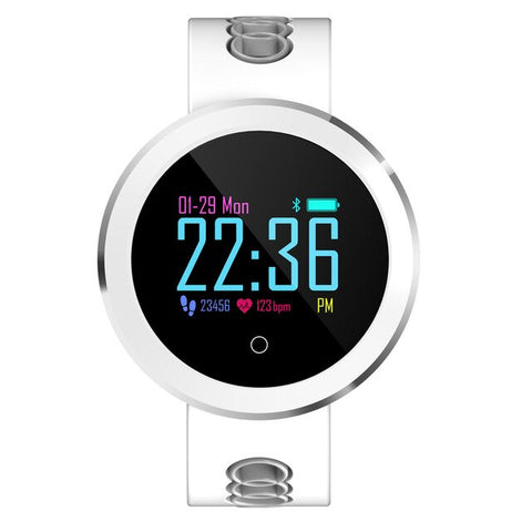 Q8 Pro OLED Bluetooth Smart Watch IP68 Waterproof Fitness Tracker Smartwatch Silicone Watchband For IOS9.0 Android 4.4 Above
