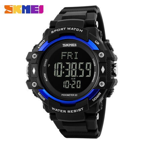 New Life Sport Watches Men Pedometer Heart Rate Monitor Calories Counter Fitness Digital Watch Outdoor SKMEI Brand Wristwatches