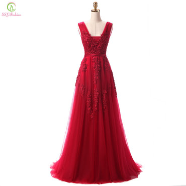 Sexy Backless Long  Floor-length Evening Dress
