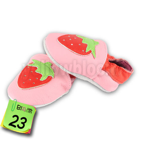 Soft Leather Baby Slippers 0-6 6-12 12-18 18-24
