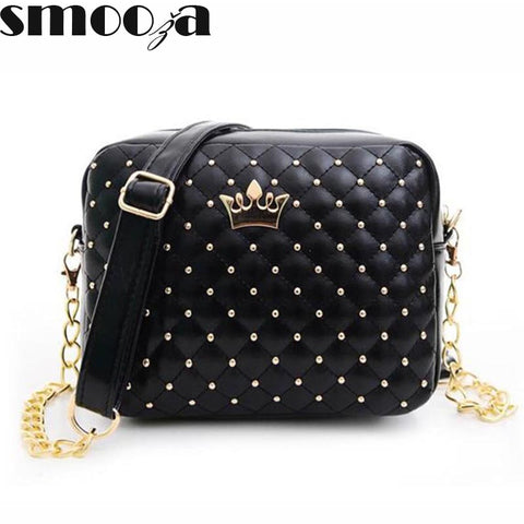 Rivet Chain Shoulder Bag