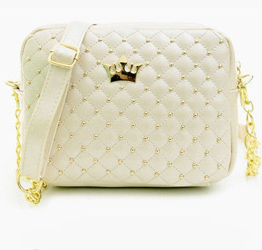 Rivet Chain Shoulder Bag