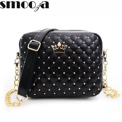Rivet Chain Shoulder Bag
