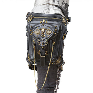 Gothic Steampunk Skull Retro Rock bag