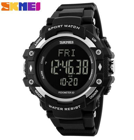 New Life Sport Watches Men Pedometer Heart Rate Monitor Calories Counter Fitness Digital Watch Outdoor SKMEI Brand Wristwatches
