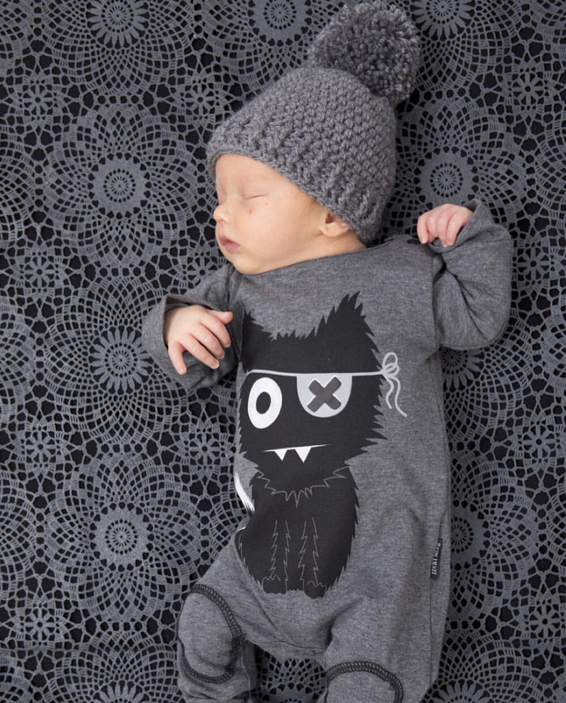long sleeve cartoon infant newborn jumpsuit