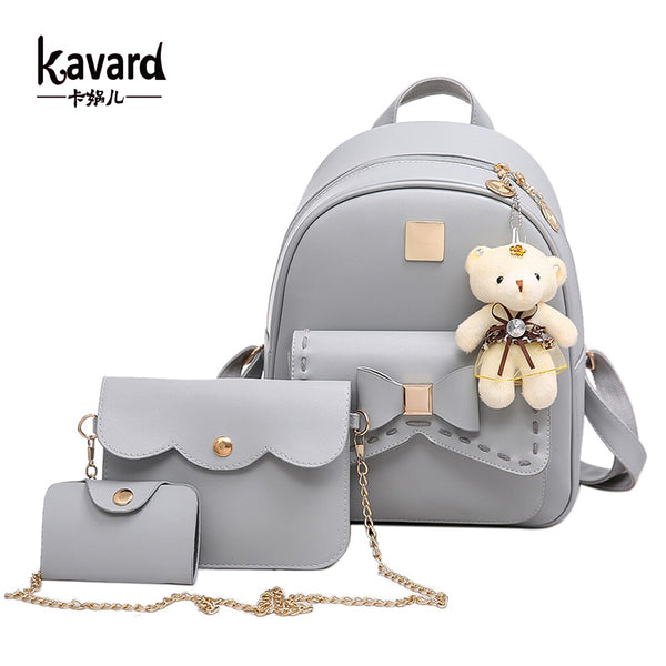 Women Pu Leather Back Pack