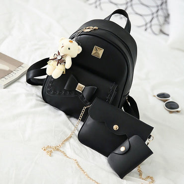 Women Pu Leather Back Pack