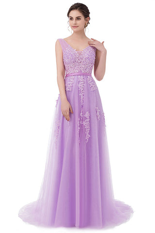Sexy Backless Long  Floor-length Evening Dress