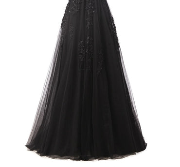 The Bride Banquet Sexy V-neck Half Sleeves Party Dress