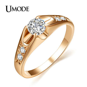 Rose Gold Color Mounting Engagement Ring