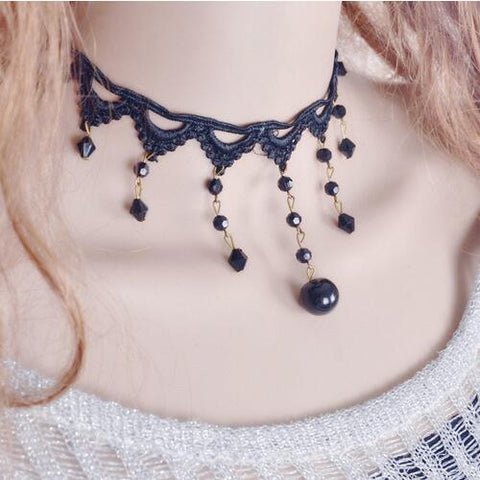 sexy hollow flower chokers necklace