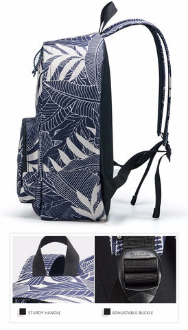 BAIDA High Quality Canvas Backpack Men Notebook Laptop Printing Bags Youth School Student Cool Rucksack For Teenagers Boys Bolsa