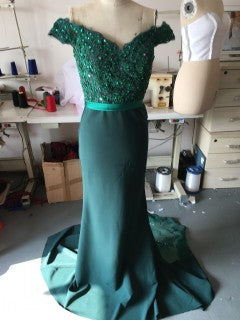 Sexy Off The Shoulder Long Evening Dress