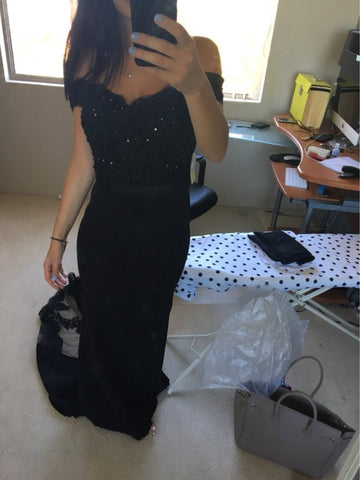 Sexy Off The Shoulder Long Evening Dress