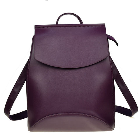 Youth Leather Backpacks for Teenage Girls