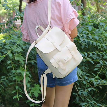 Solid Vintage Girls School Bags