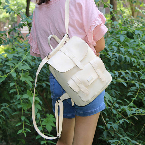 Solid Vintage Girls School Bags