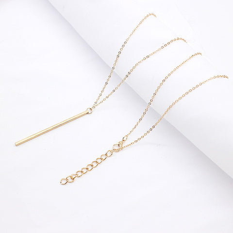 Classic Stick Pendant Necklace