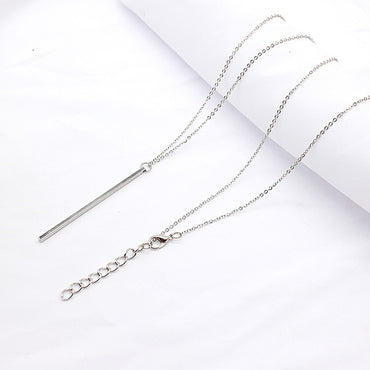 Classic Stick Pendant Necklace