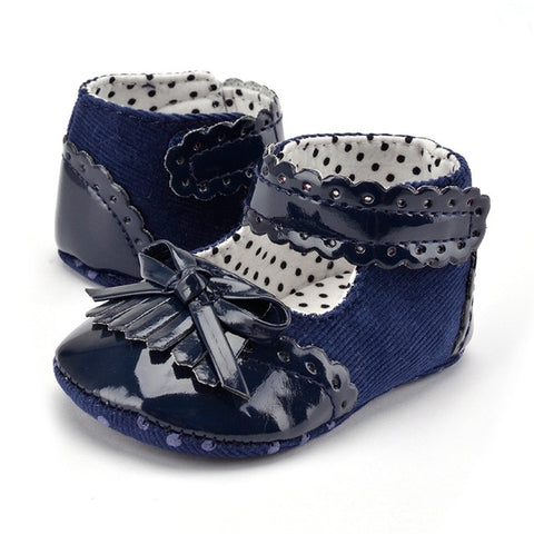 Flower Moccasins Newborn Girls Boots 0-18 Months