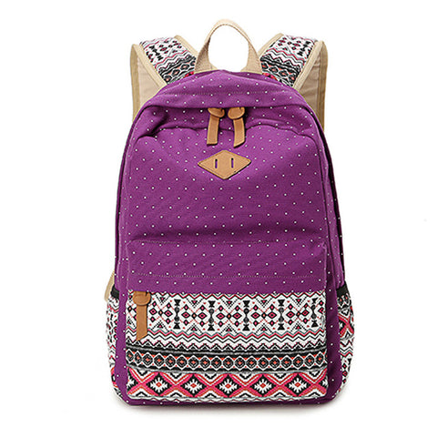 Canvas Printing Backpack