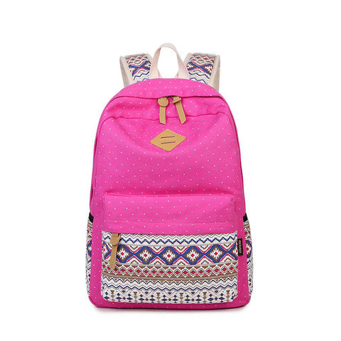 Canvas Printing Backpack