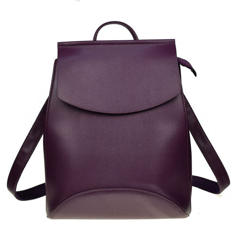Youth Leather Backpacks for Teenage Girls