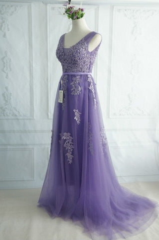 Sexy Backless Long  Floor-length Evening Dress