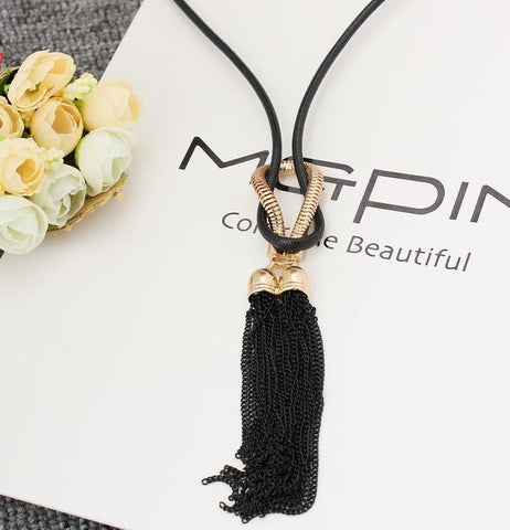 Tassel Long Winter Sweater Chain