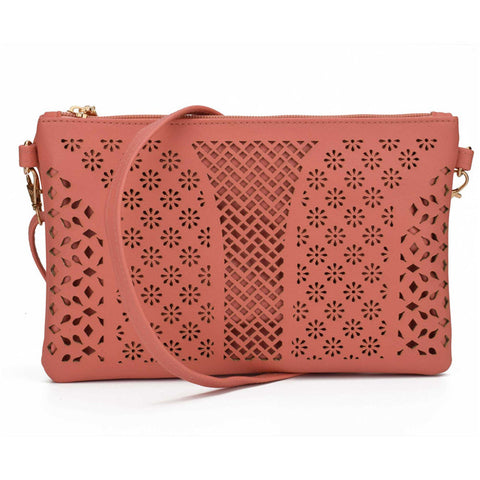 Vintage Hollow Out Flower Handbag