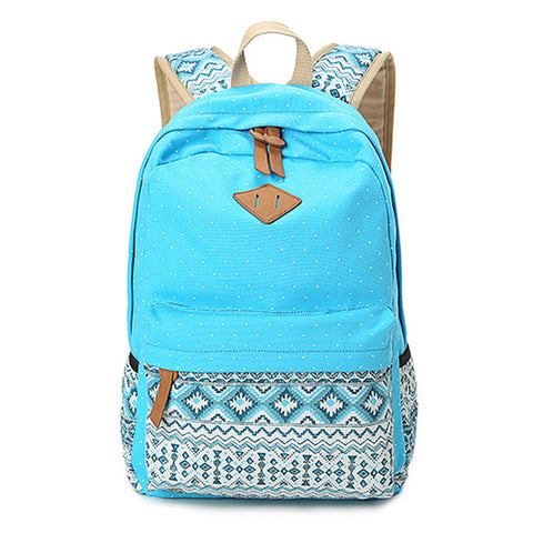Canvas Printing Backpack