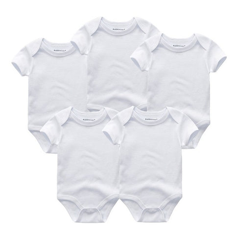 Short Sleeve Cotton O-Neck 0-12M Boys&Girls Rompers
