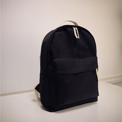 Lemon Kitten Japanese Canvas Solid Backpack