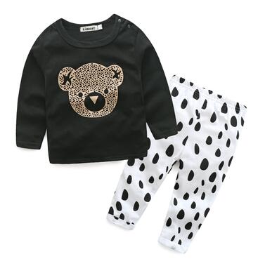 Style letter printed baby boy clothes