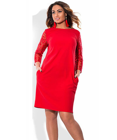 Sexy Party Dress Long Sleeve Sheath patchwork